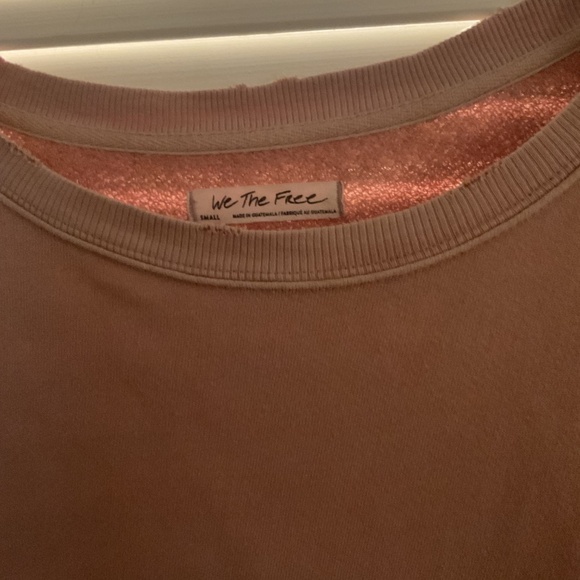 We The Free Camden Sweatshirt Tan Small NWOT - Picture 4 of 4